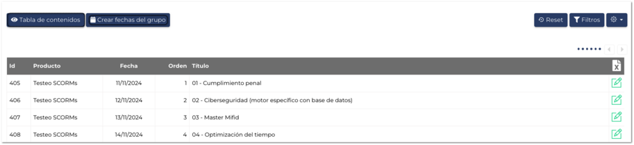 Fechas