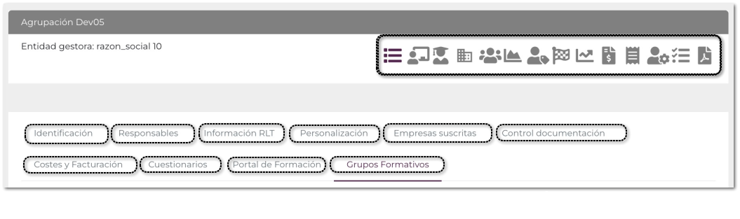 Formulario Agrupación