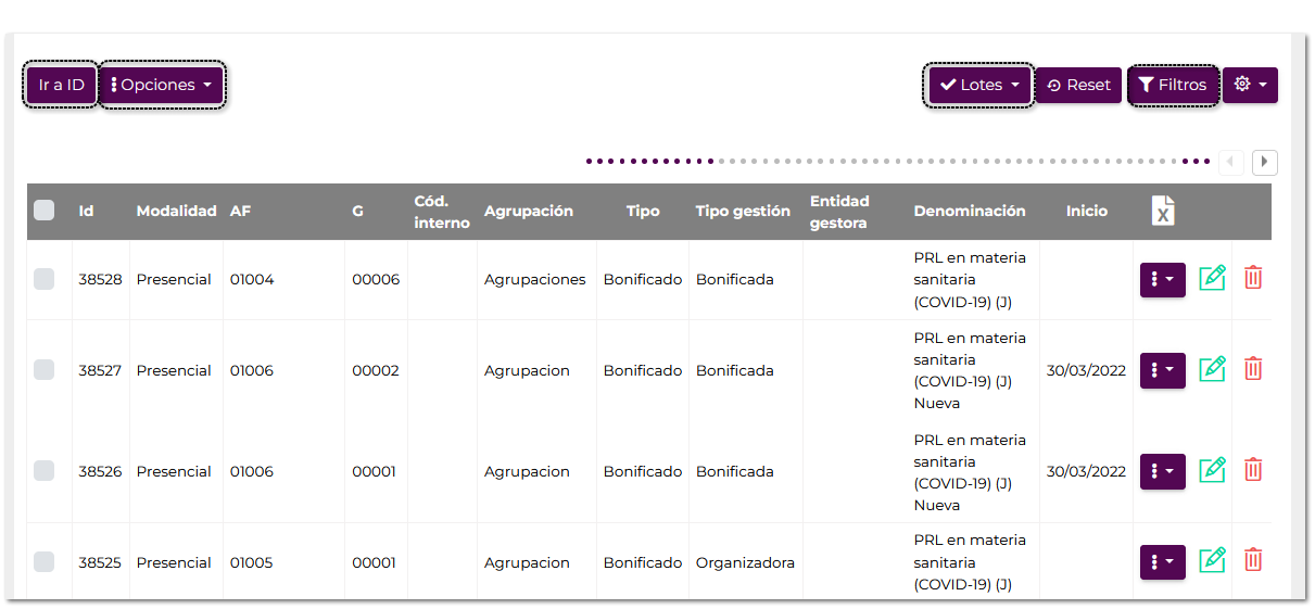 Grupos Formativos