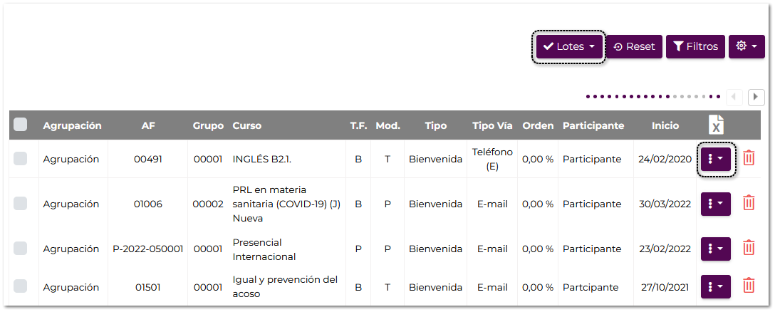 Seguimientos Realizados